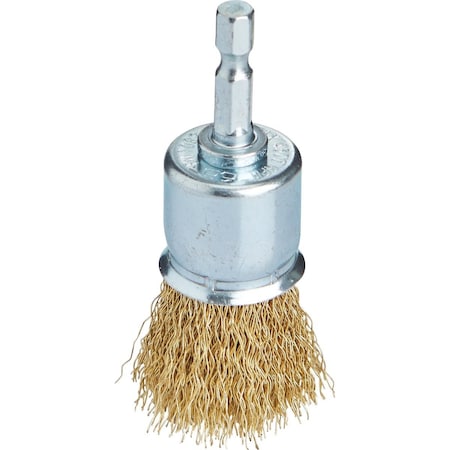 Do It Best 1'' Brass Coarse Drill Mounted Wire Brush 509 063-300