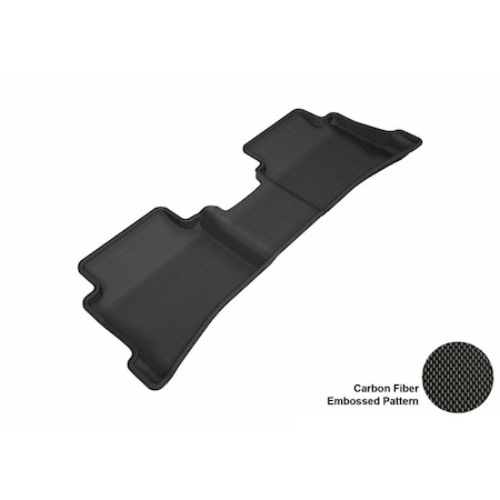 3D Maxpider Kagu 2nd Row Black Floor Liner for 2018-2019 Hyundai Accent L1HY08721509
