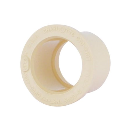 Charlotte Pipe And Foundry Reducing Bushing FlowGuard 1in Spigot X 3/4in D Socket CPVC CTS021071000