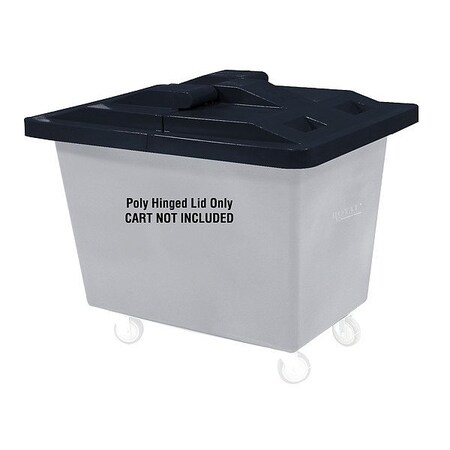 Royal Basket Trucks Hinged Truck Lid, 44" L, 5" H, Black G16-BKX-LDN