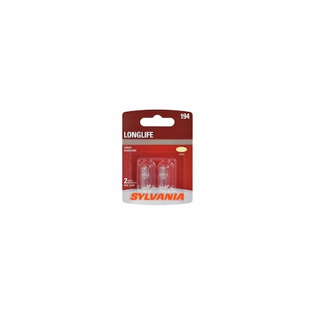 Sylvania 2PK 194LL.BP2 Mini Bulb 34477