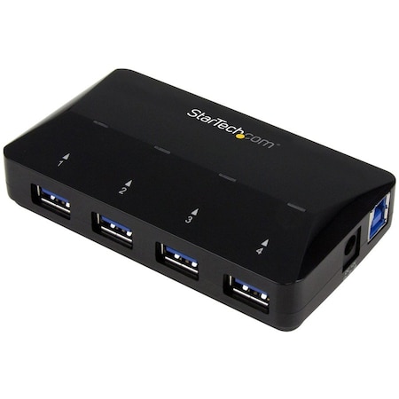 Startech.Com 4-PORT USB 3.0 HUB PLUS 2.4A CHARGE PORT ST53004U1C