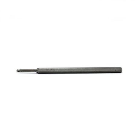 Genius Tools 1/4in Hex Shank, 3mm Hex Screwdriver Bit 125mmL 4633