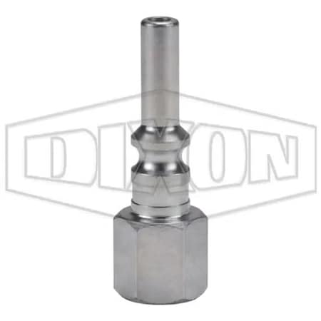 Dixon Lincoln Air Chief Quick Connect Plug, 1/4 in Nominal, Quick Disconnect Plug x FNPT, 300 psi Pressure DCP28