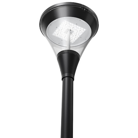 Westgate LUCITE GARDEN POST SELECTABLE 18/30/45/50W 30/40/50K, BLACK, 2-3/8 POLES, 18W/30W/45W/60W GPL-18-60W-MCTP