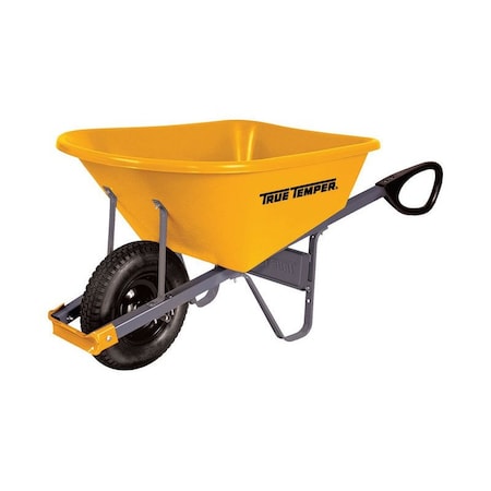 True Temper Poly Residential Wheelbarrow 6 cu ft RP6TC14