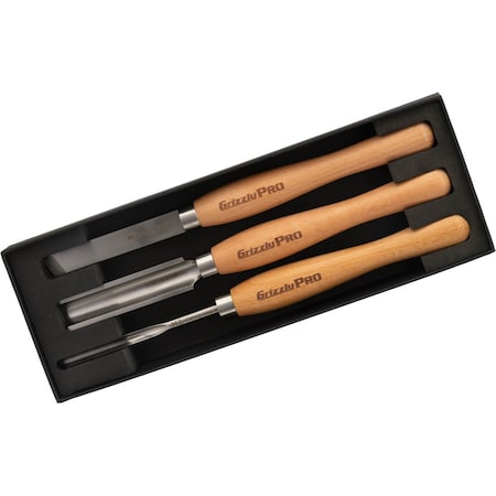 Grizzly Pro 3-Pc. M2 Cryo Lathe Tool Set T34152