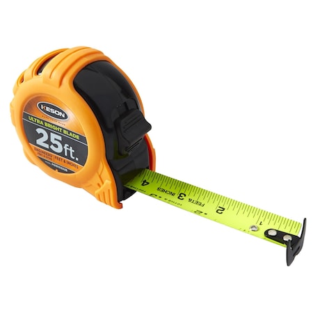 Keson 25 ft Tape Measure, 1 in Blade PG181025UB