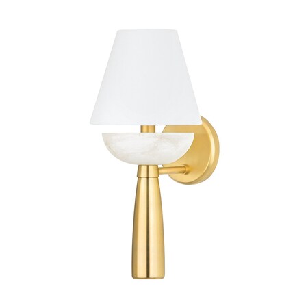 Hudson Valley Lighting New Windsor 7.25 in. Wall Sconce Aged Brass 7717-AGB