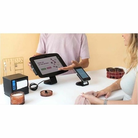 Compulocks iPad 10th-11th A16 Gen Space Enclosure Core Counter Stand or Wall Mount White 111W209IPDSW