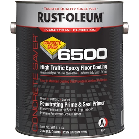 Rust-Oleum Epoxy Primer Base, Clear, Durable, 1 gal, 180 to 260 sq. ft./gal., 6500 Series S6511413