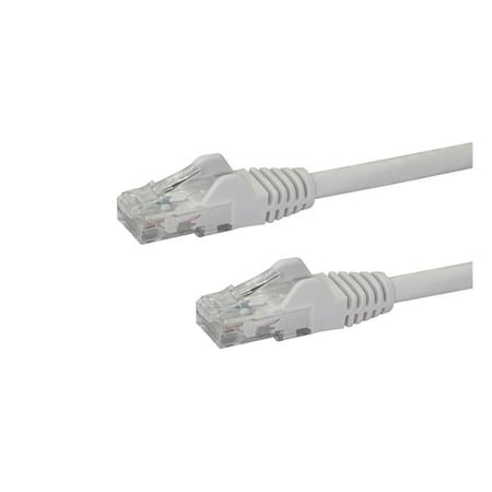Ezgeneration 30 ft. Cat6 Ethernet Patch Cable with Snagless, White EZ330882