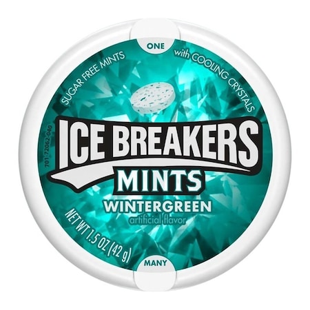 Ice Breakers 10268 Mint Candy, Wintergreen, 1.5 oz Pack 72062