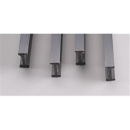 Plastruct 057 in. B-18 Traditional ABS I-Beam, 4PK PLS90030
