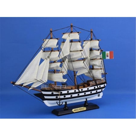 Handcrafted Model Ships Amerigo Vespucci 15 in. Decorative Tall Model Ship Vespucci-15