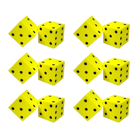 Koplow Games Dot Foam Dice Set, 12PK 11694