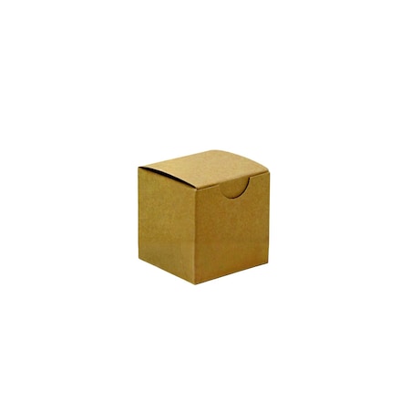 Boxit Kraft Gift Box 4X4X4, 100PK NKG444