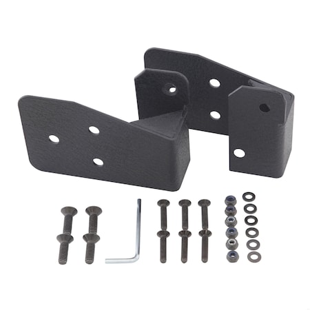 Smittybilt 9706 WRANGLER TJ/LJ MIRROR RELOCATION BRACKET  TEXTURED BLACK 8691