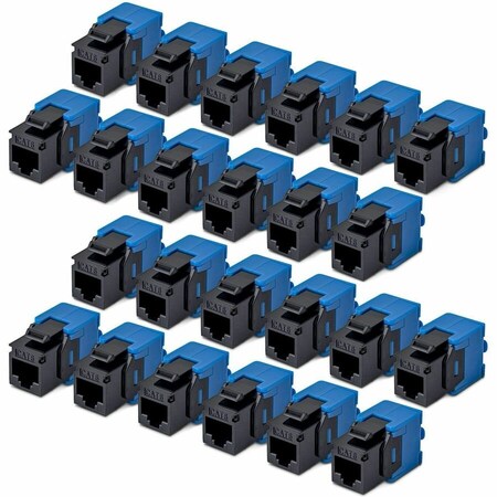 Startech.Com 24-PACK OF CAT6 RJ45 UTP KEYSTONE JACKS IS IDEAL FOR PATCH PANELS AND WALL PLATE, 24PK C6KEYTL180BK24PK