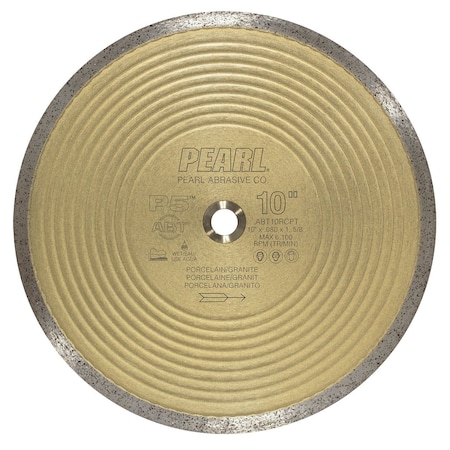 Pearl P5 ABT Porcelain & Granite Blade 10in x 0.80 x 1, 5/8in ABT10RCPT