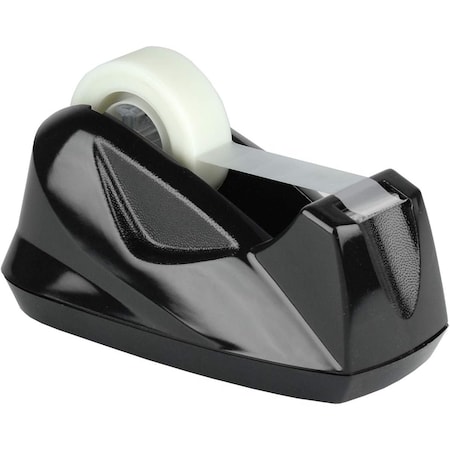Acrimet Tape Dispenser, 1 in Tape Core Dia., Plastic, Stainless Steel, Black 270.2