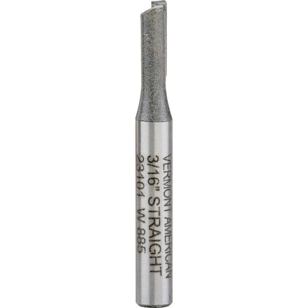 Vermont American Carbide Tip 3/16'' Straight Bit 23101