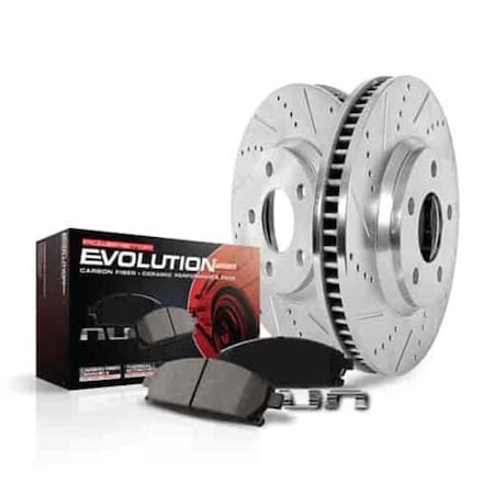 Powerstop PowerStop  Front Z23 Evolution Sport Brake Kit for 2017-2019 Acura MDX K7352