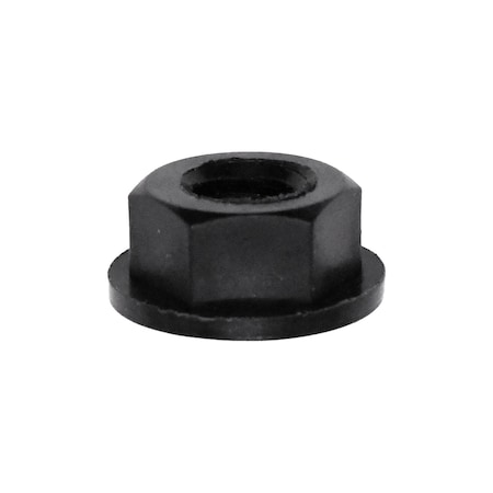 Auveco Black Nylon License Plate Nut 1/4in-20, 1000PK 18488