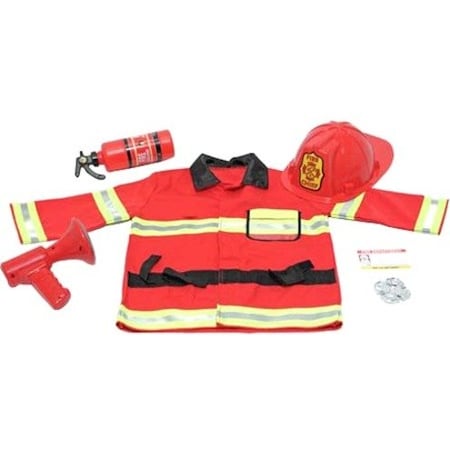 Melissa & Doug Fire Chief Role Play Costume Set 4834