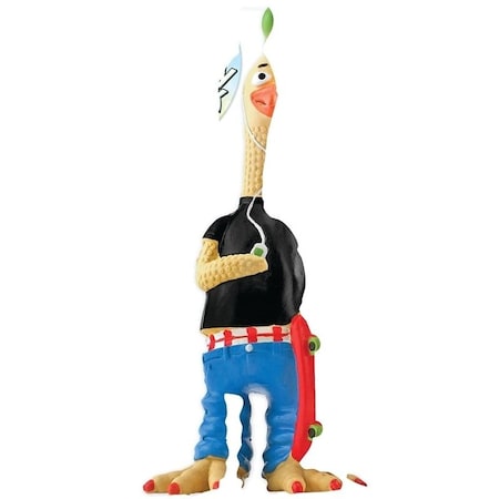 Ruffinit Dog Toy, S, Tony Mohawk Chicken, Rubber 80535
