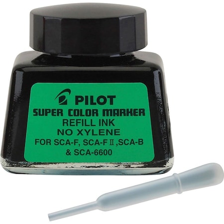 Pilot Super Color Marker Refill Ink, Black PIL48500