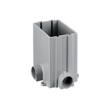 Hubbell Wiring 1-Gang Rectangular PVC Box, 3.00 in Minimum Depth of Pour PFBRG1