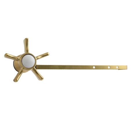 Kingston Brass Universal Front or Side Mount Toilet Tank Lever, Brushed Brass KTNXD7