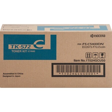 Kyocera Cyan Toner Cartridge 1T02HGCUS0 12K YLD TK572C