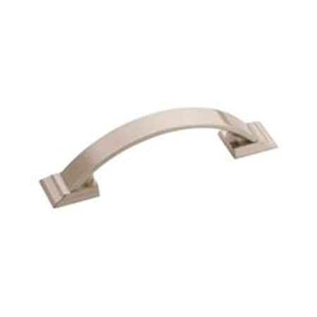 Amerock 4.38 in. Cabinet Satin Nickel Candler Pull 5004448