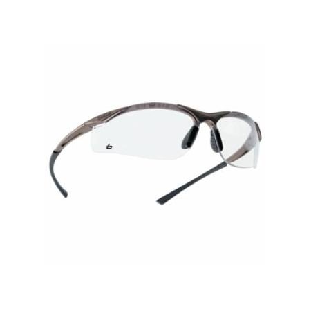 Bolle Safety CONTOUR Safety Glasses, Clear Polycarbonate Lens, Anti-Fog/Anti-Scratch, Bronze, 10PK 286-40044