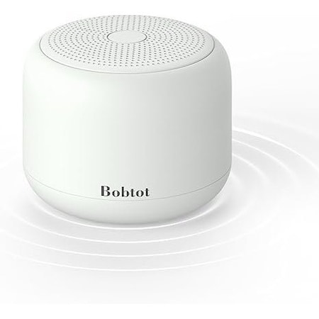 Bobtot Portable Bluetooth Speakers, Gray, Wireless IPX5 Waterproof, 20hr, Rechargeable Battery, Built-in 803766