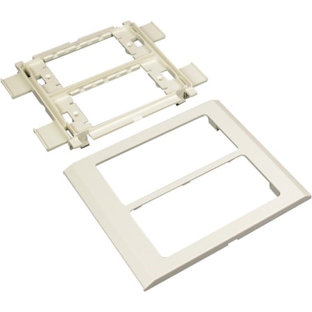 Legrand Device Bracket, 4-3/4 in W, 0.43 in H, 6 in L, Ivory V4050