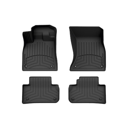 Weathertech Black, Front and Rear FloorLiner HP 441146-1-2IM