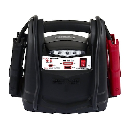 Schumacher Electric Portable Power Station and Jump Starter, 12 V, 1500 A, Lithium Cobalt Oxide Battery SL1519