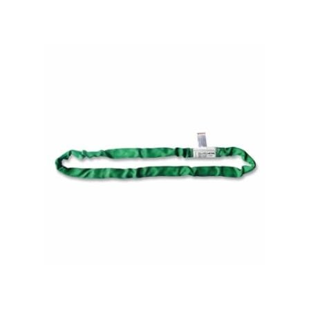 Liftex RoundUp Endless Sling, 2-1/2 in x 4 ft, 2-Ply, Green 439-ENR2X4PD