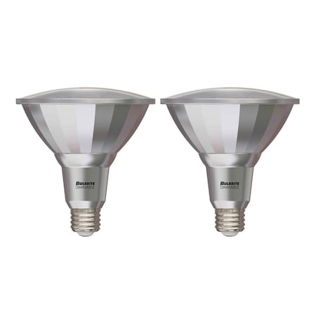 Bulbrite 120-Watt Equivalent Dimmable Flood PAR38 Medium E26 LED Light Bulb, 3000K, 2PK 861796