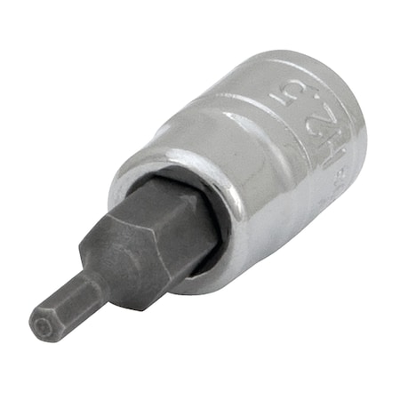 Performance Tool 1/4 In Dr. Hex Bit Socket 2.5Mm, W36903 W36903