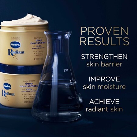 Vaseline Radiant X Deep Nourishment Body Cream, 10 Ounce, 6PK 69767168