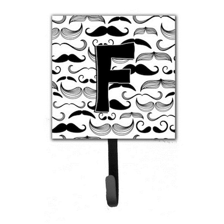 Carolines Treasures Letter F Moustache Initial Leash and Key Holder CJ2009-FSH4