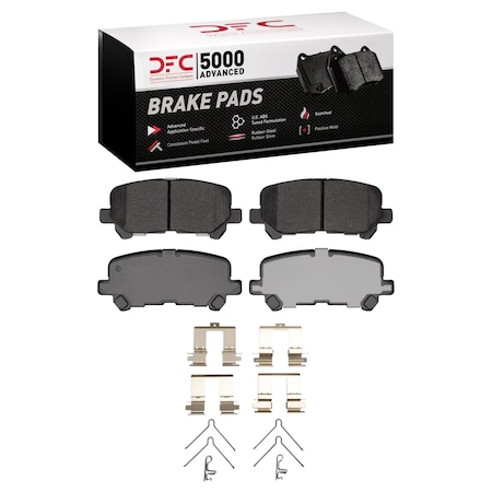 Dfc 5000 Advanced Disc Brake Pad Set,  1551-1724-01