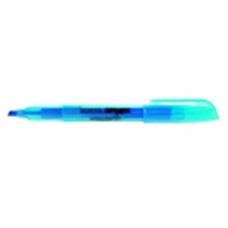 Pen2Paper Non-Toxic Pen Style Highlighter, Blue, 12PK PE519643