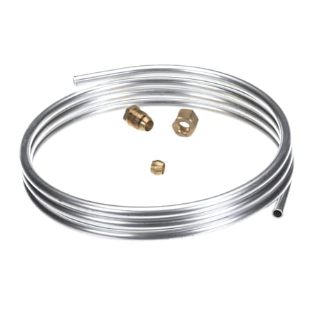 York Pilot Tubing Kit, 1/4in x 60in, Aluminum S1-11-293