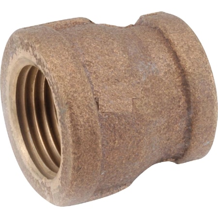 Anderson Metals 3/4'' x 3/8'' Threaded Reducing Brass Coupling 738119-1206