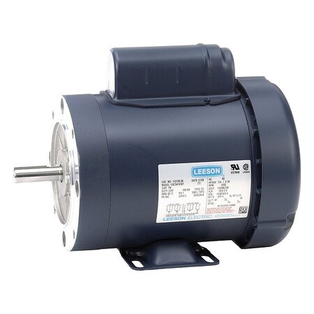 Leeson Capacitor-Start General Purpose Motor, 3/4 hp HP, 56C Frame, 115/230V AC Voltage 112135.00